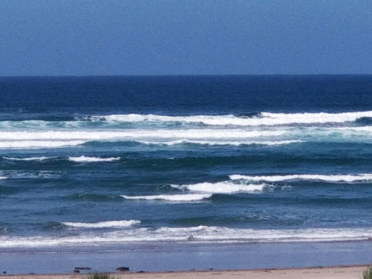 Oceanfront view at Sail Away in Waldport