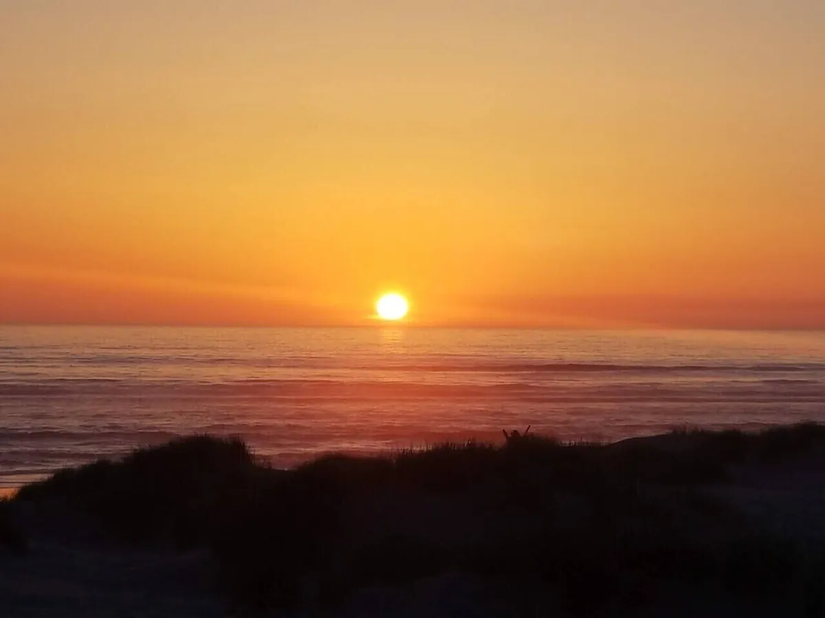 Sunset over the dunes